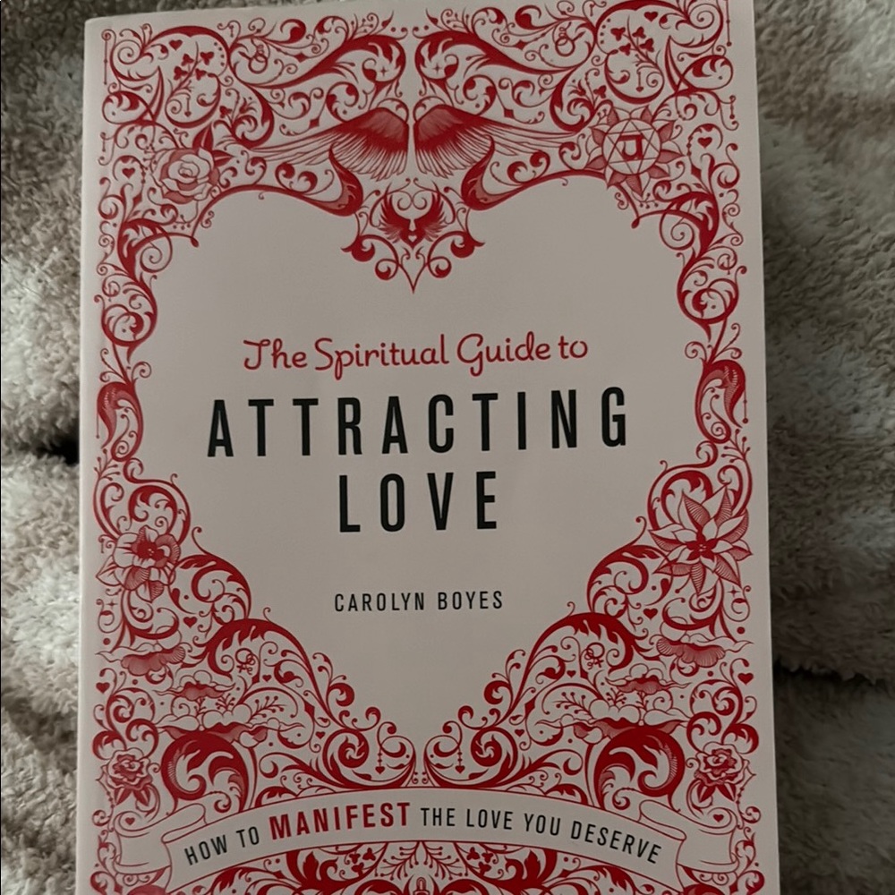 The Spiritual Guide to Attracting Love by Carolyn Boyes - Red Cover